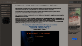 What Crimesoft.com website looked like in 2020 (3 years ago)