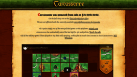 What Carcassonneapp.com website looked like in 2020 (3 years ago)