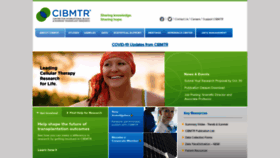 What Cibmtr.org website looked like in 2020 (3 years ago)