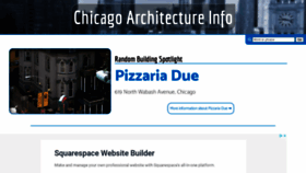 What Chicagoarchitecture.info website looked like in 2020 (3 years ago)