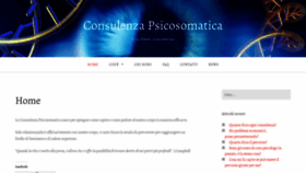 What Consulenzapsicosomatica.com website looked like in 2020 (3 years ago)