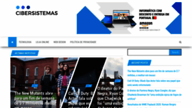 What Cibersistemas.pt website looked like in 2020 (3 years ago)