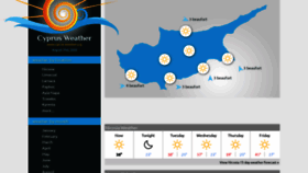 What Cyprus-weather.org website looked like in 2020 (3 years ago)