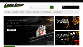 What Classics-stickers.com website looked like in 2020 (3 years ago)