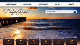 What Cityofflaglerbeach.com website looked like in 2020 (3 years ago)