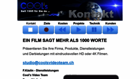 What Coolsvideoteam.ch website looked like in 2020 (3 years ago)
