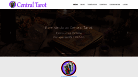 What Centraltarot.com.br website looked like in 2020 (3 years ago)