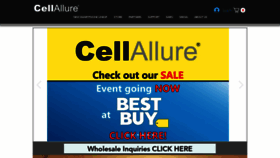 What Cellallure.com website looked like in 2020 (3 years ago)