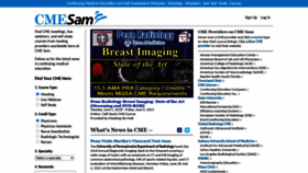 What Cmesam.com website looked like in 2020 (3 years ago)