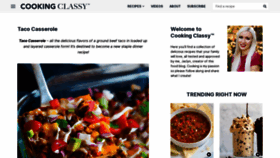 What Cookingclassy.com website looked like in 2020 (3 years ago)