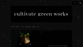What Cultivategreenworks.com website looked like in 2020 (3 years ago)