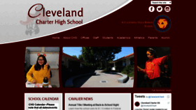 What Clevelandhs.org website looked like in 2020 (3 years ago)
