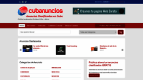 What Cubanuncios.biz website looked like in 2020 (3 years ago)