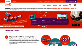 What Cellc.co.za website looked like in 2020 (3 years ago)