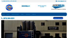 What Cleanairtechnologiesnj.com website looked like in 2020 (3 years ago)