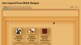 What Cross-stitch-pattern.net website looked like in 2020 (3 years ago)