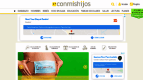What Conmishijos.com website looked like in 2020 (3 years ago)