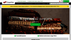 What Carpetvista.pl website looked like in 2020 (3 years ago)