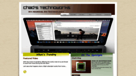 What Chadstechnoworks.com website looked like in 2020 (3 years ago)