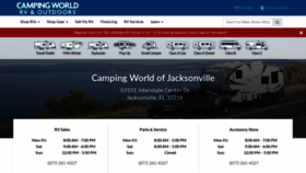 What Campingworldofjacksonville.com website looked like in 2020 (3 years ago)