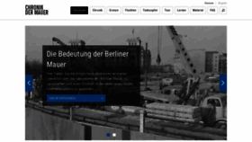 What Chronik-der-mauer.de website looked like in 2020 (4 years ago)