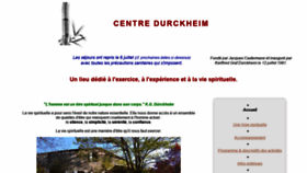 What Centre-durckheim.com website looked like in 2020 (3 years ago)