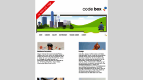 What Codebox.se website looked like in 2020 (4 years ago)