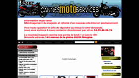 What Cannesmotoservices.com website looked like in 2020 (3 years ago)