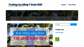 What Caodangyduocbqp.edu.vn website looked like in 2020 (3 years ago)