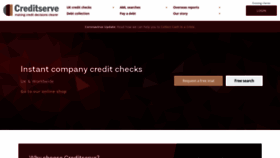 What Creditserve.co.uk website looked like in 2020 (3 years ago)