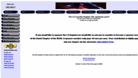 What C2registry.org website looked like in 2020 (3 years ago)