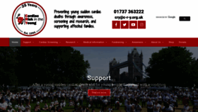 What C-r-y.org.uk website looked like in 2020 (3 years ago)