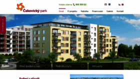 What Cakovickypark.cz website looked like in 2020 (3 years ago)
