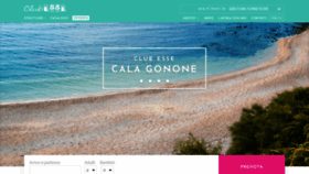 What Calagononebeachvillage.it website looked like in 2020 (3 years ago)
