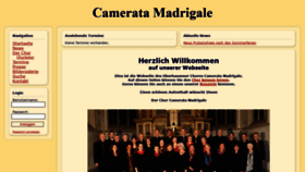 What Camerata-vocale-oberhausen.de website looked like in 2020 (3 years ago)