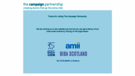 What Campaignpartners.co.uk website looked like in 2020 (3 years ago)