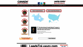 What Canadareferral.com website looked like in 2020 (3 years ago)