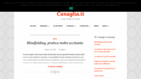 What Canaglia.it website looked like in 2020 (3 years ago)