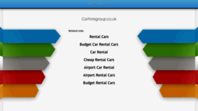 What Carhiregroup.co.uk website looked like in 2020 (3 years ago)