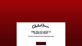 What Carlorossi.com website looked like in 2020 (3 years ago)
