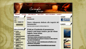 What Carmelocossa.com website looked like in 2020 (3 years ago)