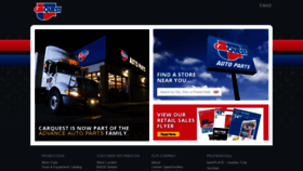 What Carquest.ca website looked like in 2020 (3 years ago)