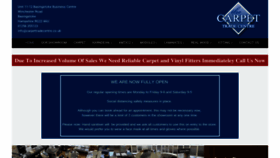 What Carpettradecentre.co.uk website looked like in 2020 (3 years ago)