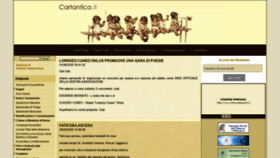 What Cartantica.it website looked like in 2020 (3 years ago)