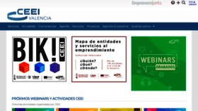 What Ceei-valencia.com website looked like in 2020 (3 years ago)