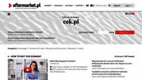 What Cek.pl website looked like in 2020 (3 years ago)