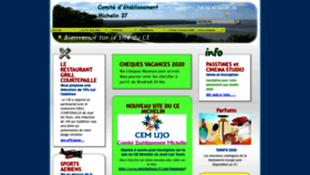 What Cemichelin37.fr website looked like in 2020 (3 years ago)