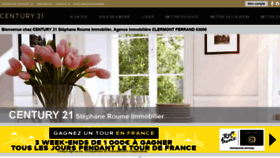 What Century21roumeimmobilier.com website looked like in 2020 (3 years ago)
