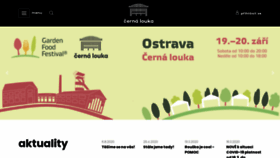 What Cerna-louka.cz website looked like in 2020 (5 years ago)