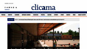 What Clicama.cat website looked like in 2020 (3 years ago)
